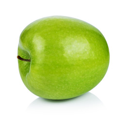 Green apple, isolated on white background