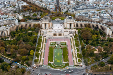 Paris. View from the Eiffel tower.