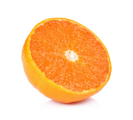 Orange fruit isolated on white background