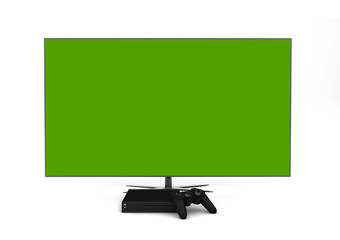 game console mock-up © MclittleStock