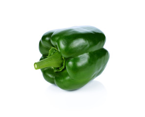 Green pepper isolated on white background