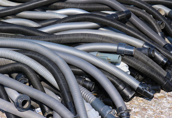 Fototapeta na wymiar Plastic hoses