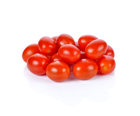 cherry tomatoes isolated on white background