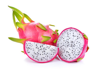 Dragon fruit isolated on white background