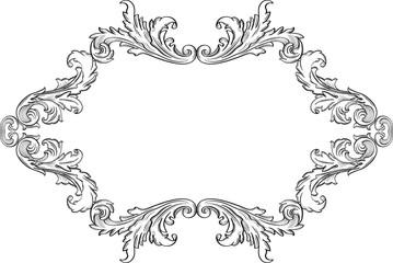 Orient acanthus frame