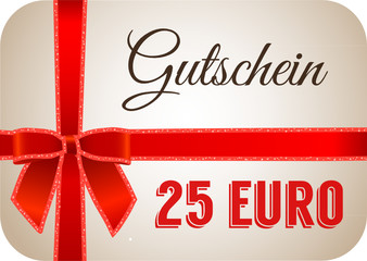 25 Euro Gutschein