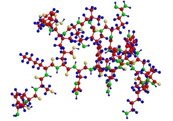 Molecular structure of a petide - sequence of amino acids