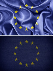 fabric flags of the European Union