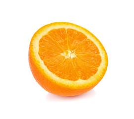 Orange fruit isolated on white background