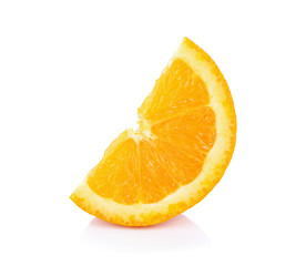 Orange fruit isolated on white background