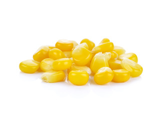 Fototapeta premium Ripe corn isolated on white background