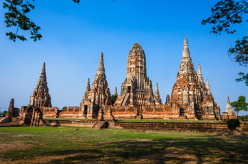 Obraz premium World Heritage Site in Ayutthaya, thailand