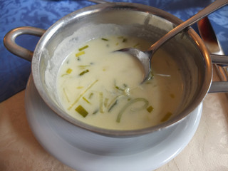 Onion cream soup