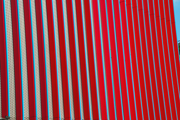 blue red abstract metal in englan