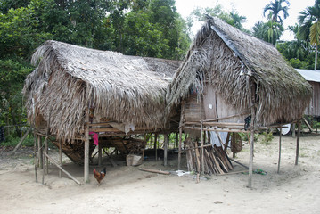 orang asli house malasia © Chris Willemsen