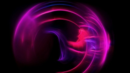 Abstract glowing big energy circles