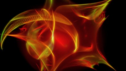 Smooth and gentle yellow energy background