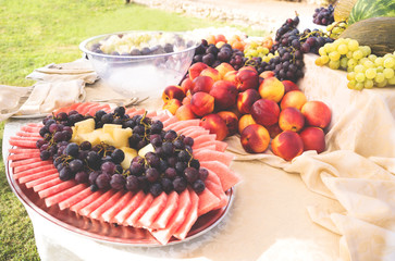 Buffet di frutta fresca
