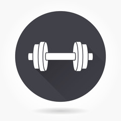 Dumbbell  icon.