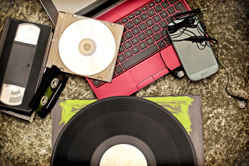 Development of the media -  development of technology