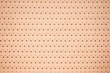 Colorful textile texture with dots pattern closeup