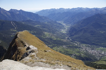 Panorama dal Monte Zerbion