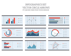  Infographics set  it can be used for your design