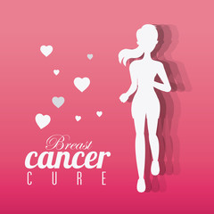 Obraz na płótnie Canvas Fight against breast cancer campaign