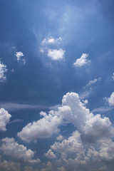 beautiful blue sky background