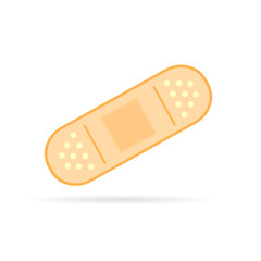 band aid color vector