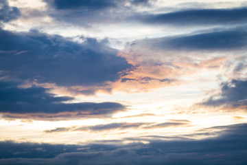 Cloudscape area in the evening for Background