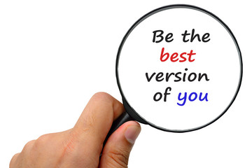 Be the best version of you word. Magnifier and puzzles.