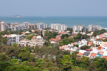Obraz premium Newly Developed Condominium Buildings in Highly Americanized Barra da Tijuca District in Rio de Janeiro