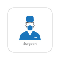 Susgeon Icon. Flat Design.