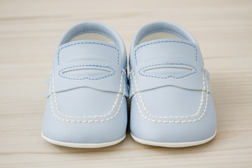 Pair of  Classic Blue Baby Shoes