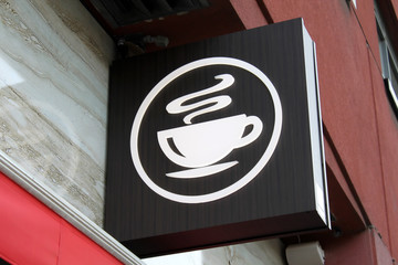 Coffee shop sign
