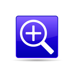 Obraz premium vector icon increase magnifier