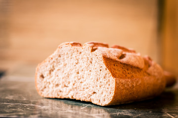 Fresh loaf of bread