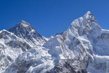 Deurstickers Lhotse Everest &amp  Lhotse