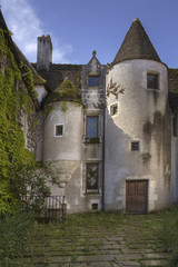 A courtyard in Argenton, France
