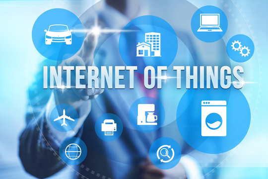 Future of internet UI concept of internet of things IOT