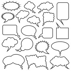 Speech bubble collection