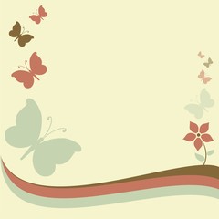 Fototapeta na wymiar Butterfly Background
