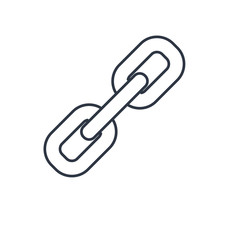 Chain link outline icon