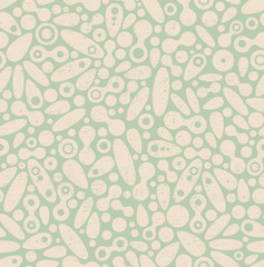 Seamless pattern with abstract shapes.