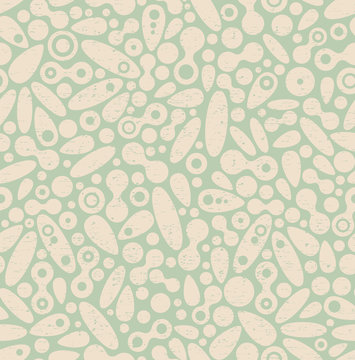 Seamless pattern with abstract shapes.