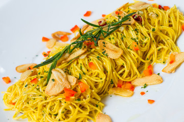 Angel Hair Garlic Chili