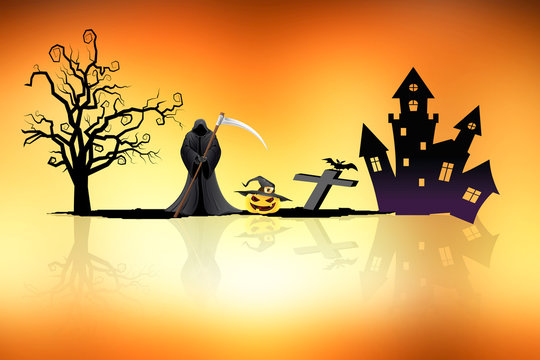 halloween background idea concept