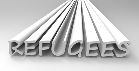 Refugees Schrift