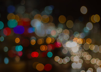 Fototapeta premium Abstract circular bokeh background